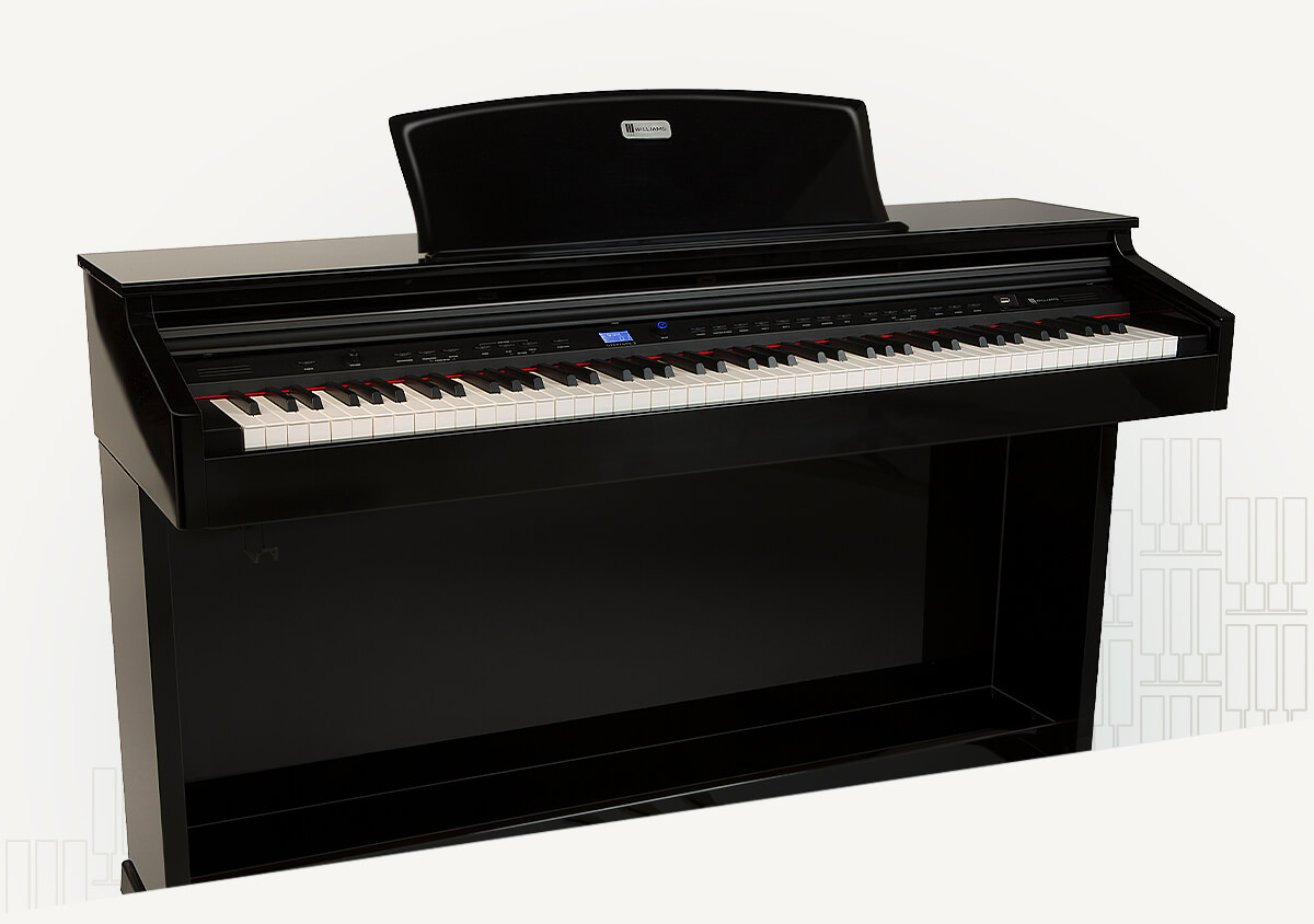 Williams Overture 2 digital grand piano.