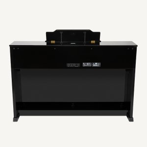 Williams Overture III digital console piano black back.