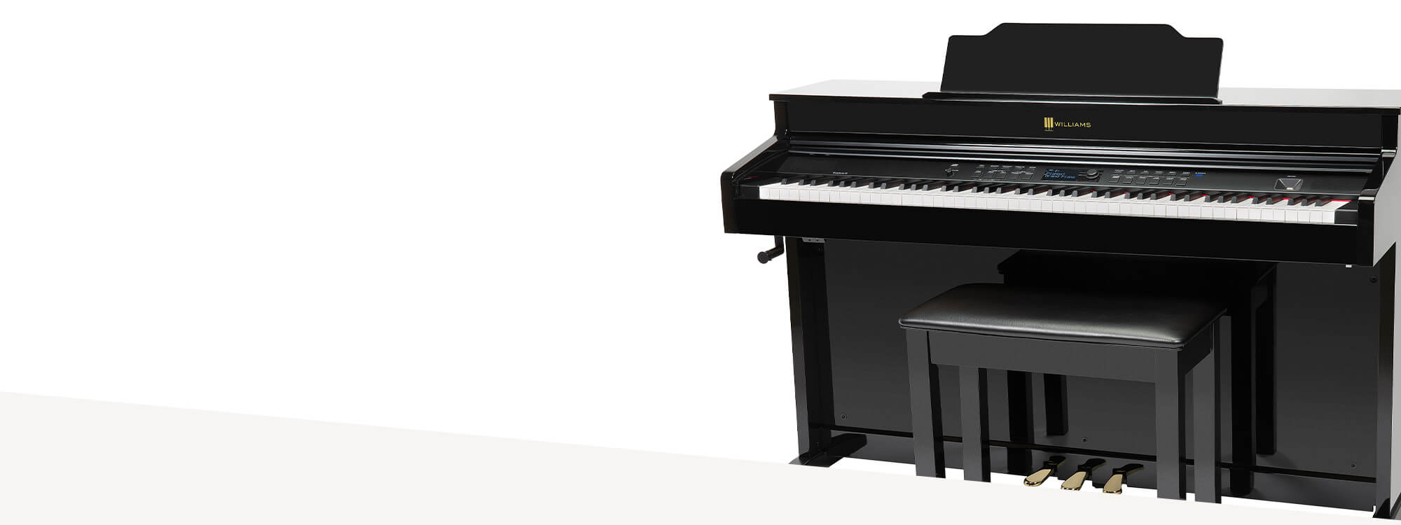 Williams Console Piano Overture III ebony.