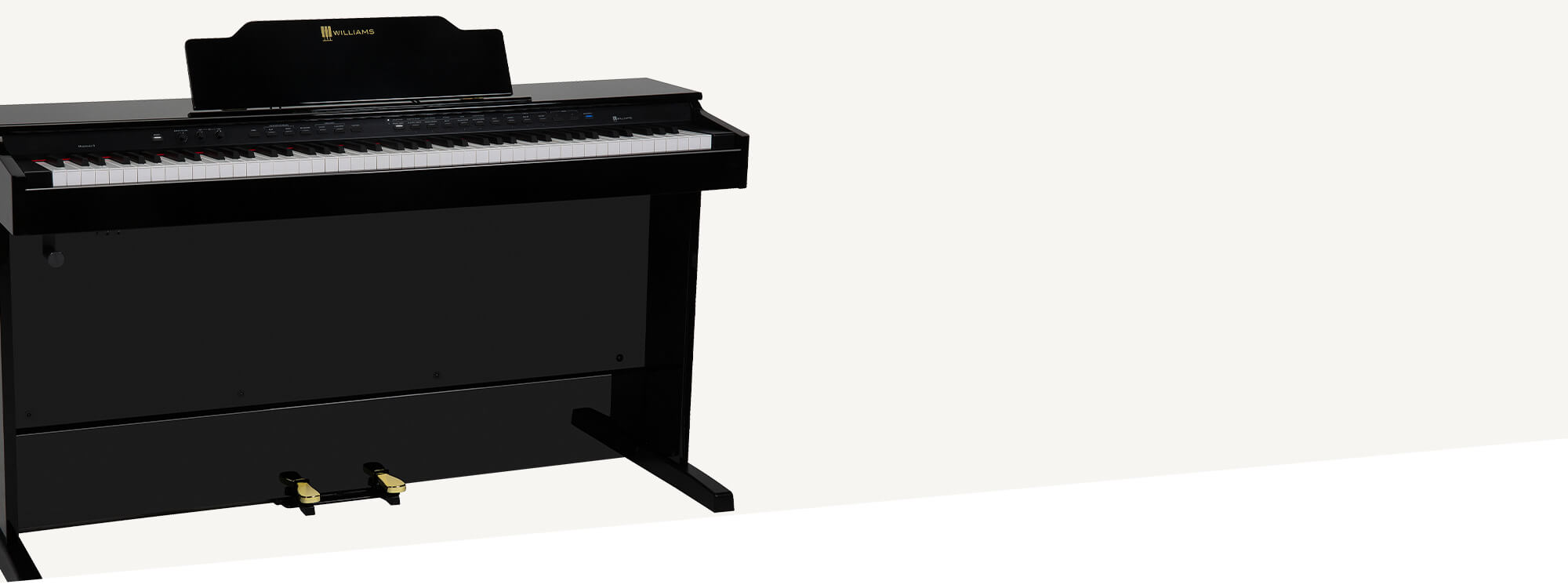 Williams Console Piano Rhapsody III ebony.