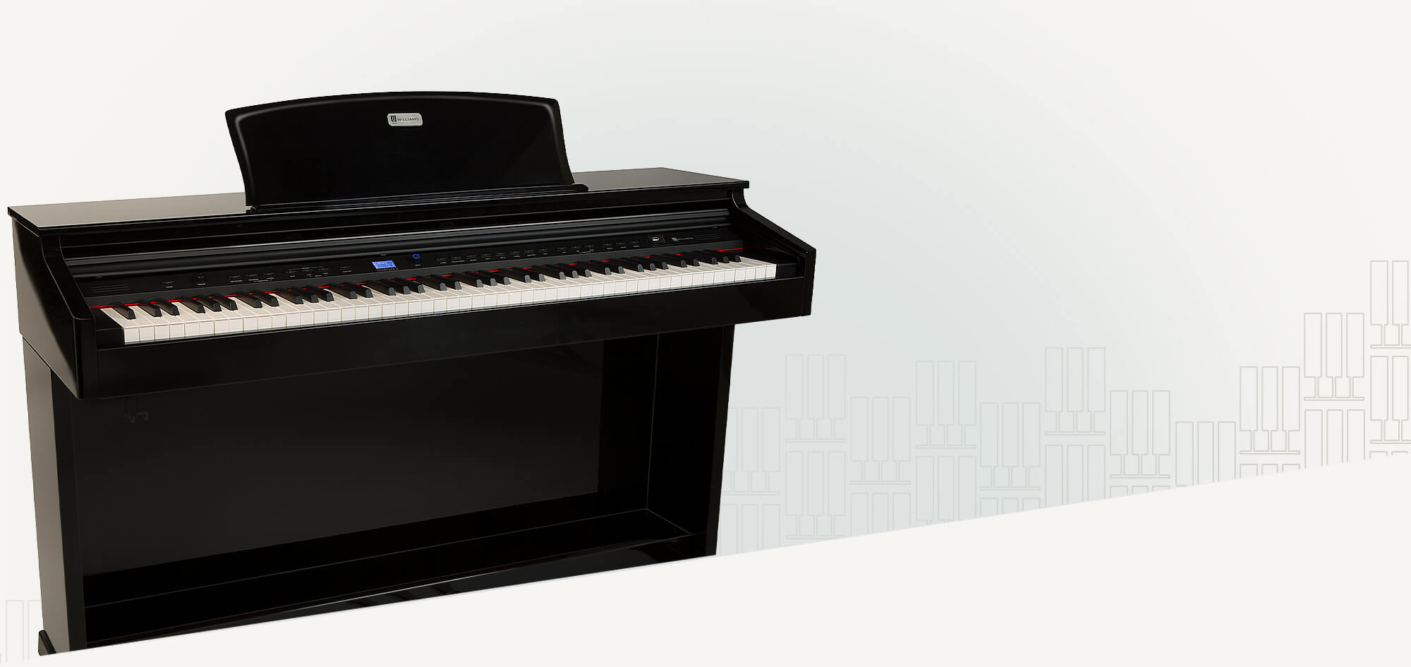 Williams Overture 2 digital grand piano.