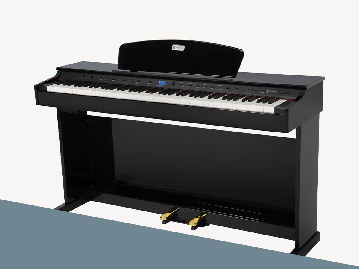 Williams Rhapsody II digital piano ebony.