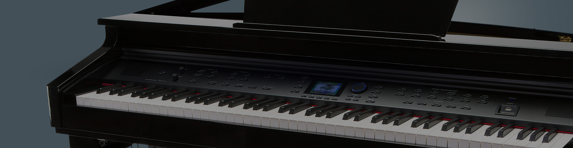 Williams Symphony Grand digital grand piano.