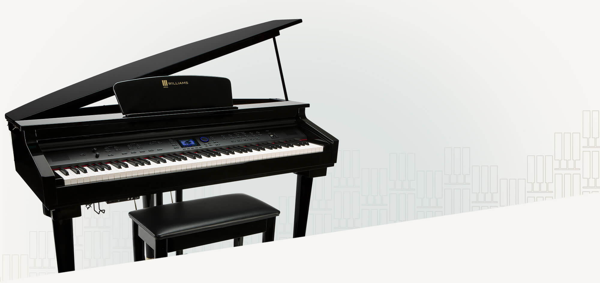 Williams Symphony Grand digital grand piano.