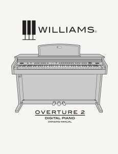 Williams Overture 2 Manual