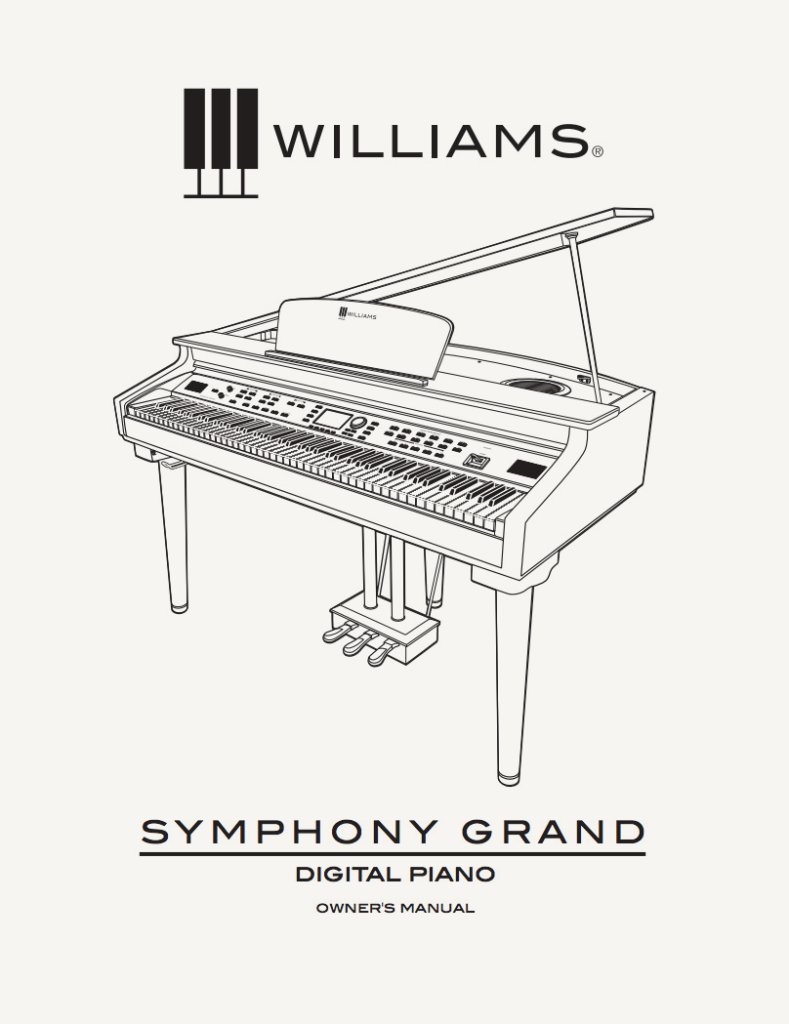 WilliamsSymphonyGrandManual Williams Pianos