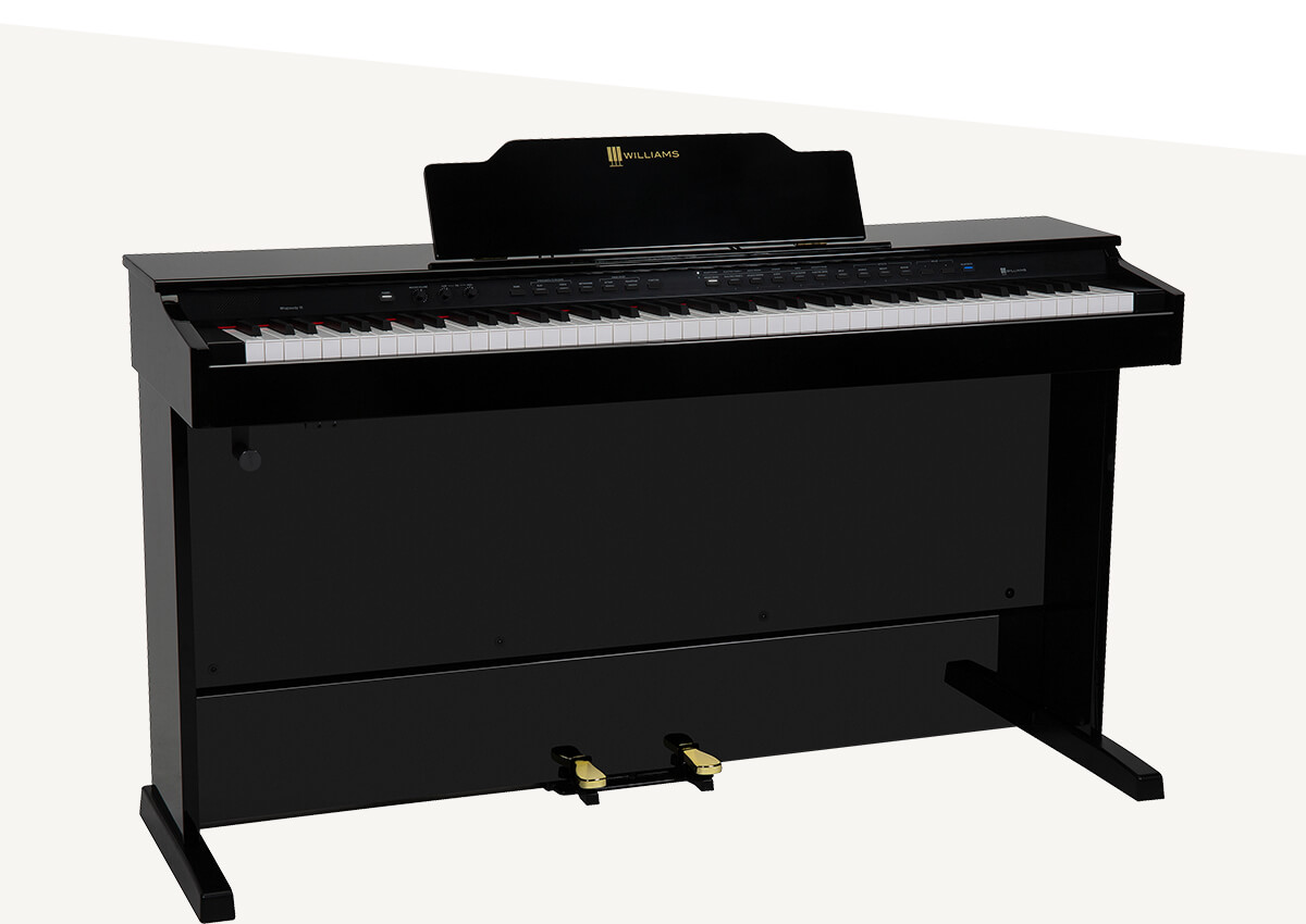Williams Console Piano Rhapsody III ebony.