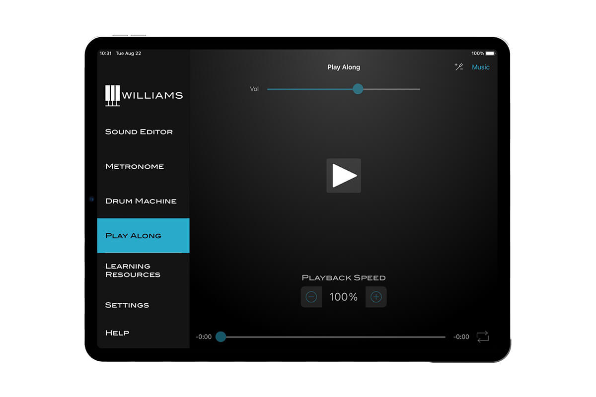 Williams piano outlet app